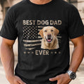Custom Photo Unisex T-shirt, Premium T-shirt, Hoodie - Personalized America 250th Anniversary Father's Day Gifts For Dad, Grandpa, Dog Cat Lovers, Dog Dad - Ultimate Dog Dad