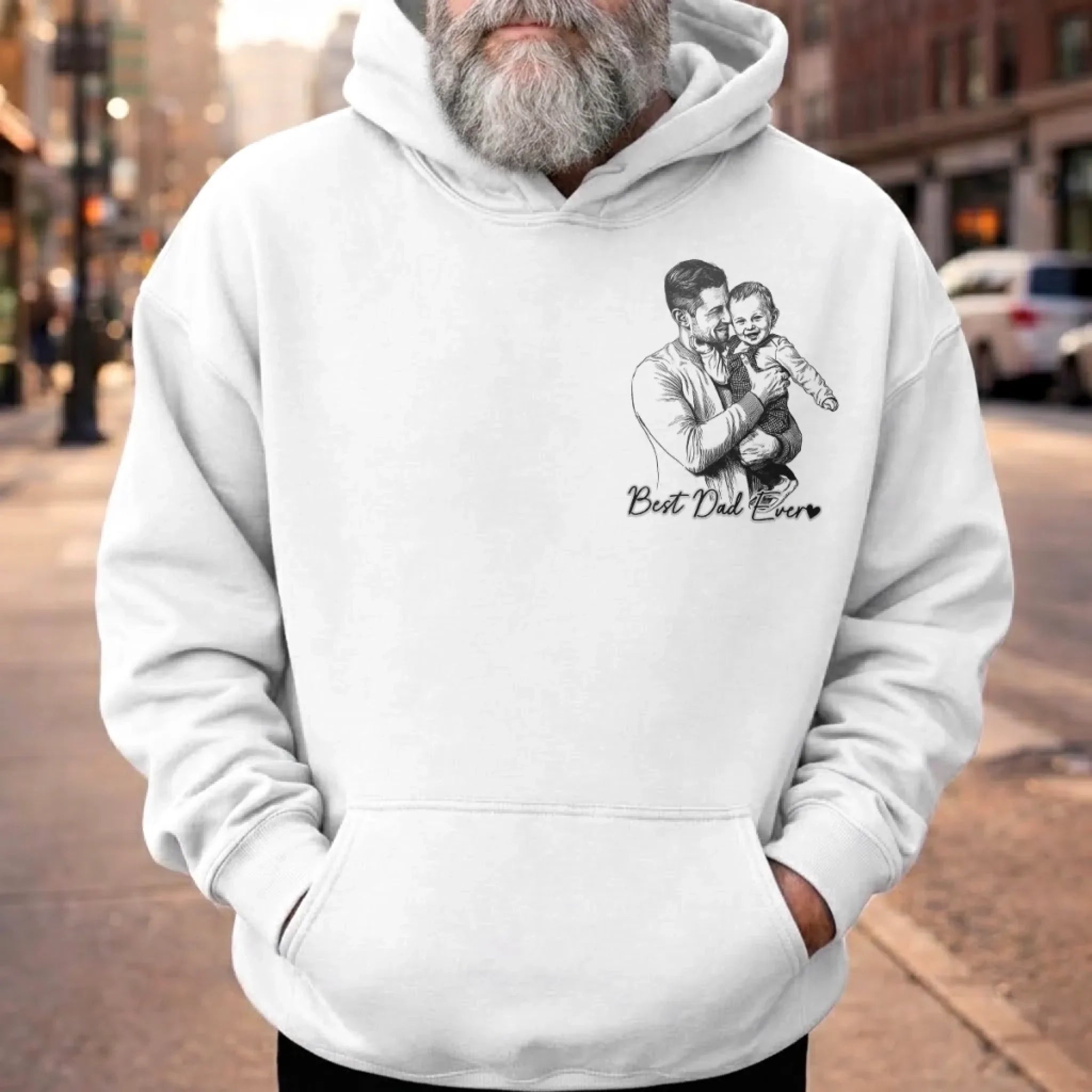 Custom Photo Unisex T-shirt, Hoodie, Sweatshirt - Personalized Father's Day Birthday Gifts For Dad, Grandpa - Dad, You’re One Of A Kind