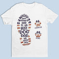 We Woof You American Flag Watercolor Style - Dog Personalized Custom Unisex Patriotic T-shirt, Hoodie, Sweatshirt - Father's Day, Independence Day, 4th Of July, Gift For Pet Owners, Pet Lovers