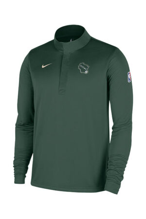 Nike City Edition 25-26 Coach Milwaukee Bucks 1/4 Zip Long Sleeve Shirt