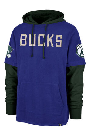 47 Brand 2024-25 City Edition Shortstop Milwaukee Bucks Hooded Sweatshirt