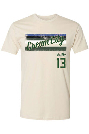 Bucks Pro Shop 2025-26 City Edition Ryan Rollins Milwaukee Bucks T-Shirt