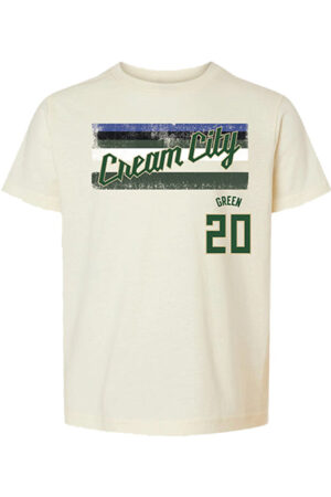 Youth Bucks Pro Shop 2025-26 City Edition AJ Green Milwaukee Bucks T-Shirt