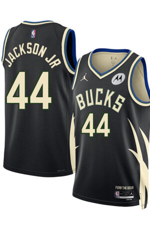 Jordan 2022 Statement Edition Andre Jackson Jr. Milwaukee Bucks Swingman Jersey