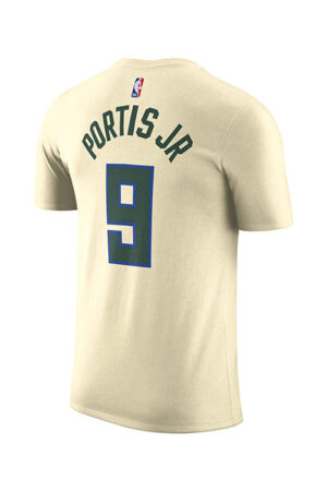Nike 2025-2026 City Edition Bobby Portis Jr Milwaukee Bucks T-Shirt