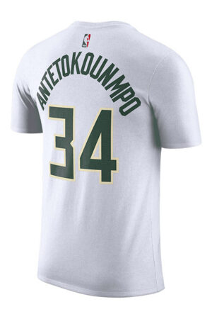 Nike 2022 Association Edition Giannis Antetokounmpo Milwaukee Bucks T-Shirt