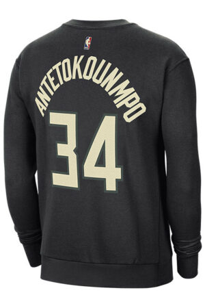 Jordan 2022 Statement Edition Giannis Antetokounmpo Milwaukee Bucks Crewneck Sweatshirt