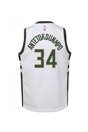Youth Nike 2022 Association Giannis Antetokounmpo Milwaukee Bucks Swingman Jersey