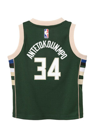 Juvenile Nike Icon Giannis Antetokounmpo Milwaukee Bucks Replica Jersey