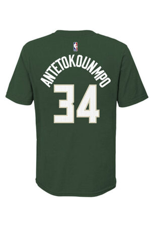 Juvenile Nike Icon Edition Giannis Antetokounmpo Milwaukee Bucks T-Shirt