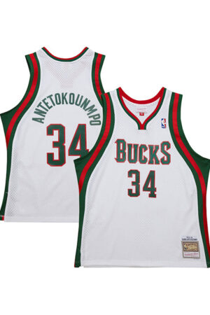 Mitchell & Ness HWC '13 Giannis Antetokounmpo Milwaukee Bucks Swingman Jersey