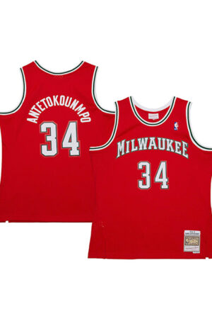 Mitchell & Ness HWC '14 Giannis Antetokounmpo Milwaukee Bucks Swingman Jersey