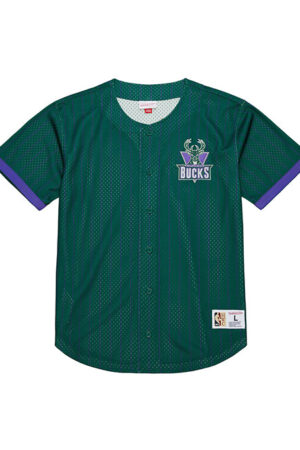 Mitchell & Ness HWC '93 Off Season Milwaukee Bucks Baseball Jersey