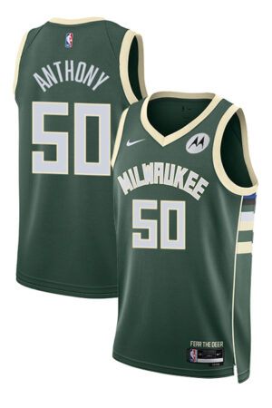 Nike 2022 Icon Edition Cole Anthony Milwaukee Bucks Swingman Jersey
