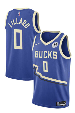 Nike 2024-25 City Edition Damian Lillard Milwaukee Bucks Swingman Jersey