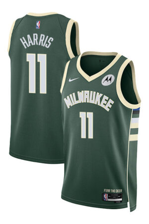 Nike 2022 Icon Edition Gary Harris Milwaukee Bucks Swingman Jersey