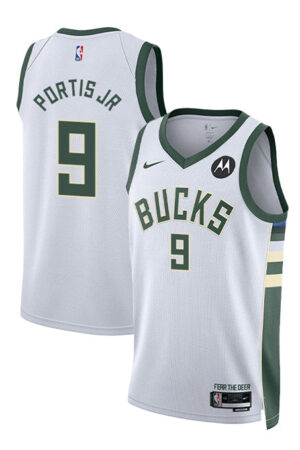 Nike 2022 Association Edition Bobby Portis Milwaukee Bucks Swingman Jersey