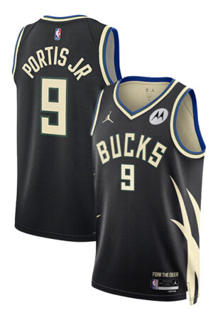 Jordan 2022 Statement Edition Bobby Portis Milwaukee Bucks Swingman Jersey