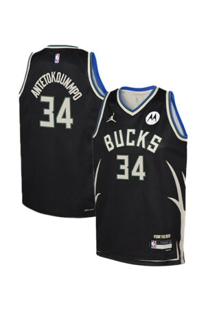 Youth Jordan 2022 Statement Edition Giannis Antetokounmpo Milwaukee Bucks Swingman Jersey