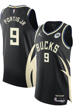 Jordan 2022 Statement Edition Bobby Portis Jr. Milwaukee Bucks Authentic Jersey